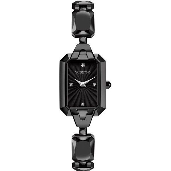 Valentino Accessories - Authentic Valentino black Mini Gemme watch 💎